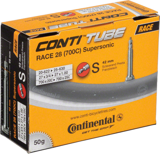 Continental 700 x 18-25mm 42mm Presta Valve Supersonic Tube