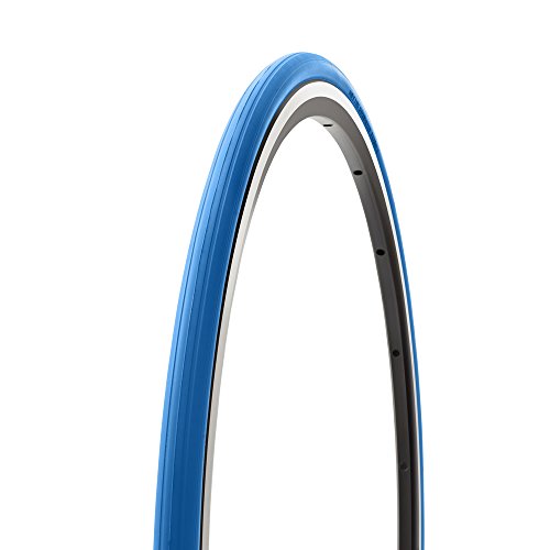 Tacx, Trainer Tire, 700x23C, Foldable, 60TPI, 80PSI, Blue