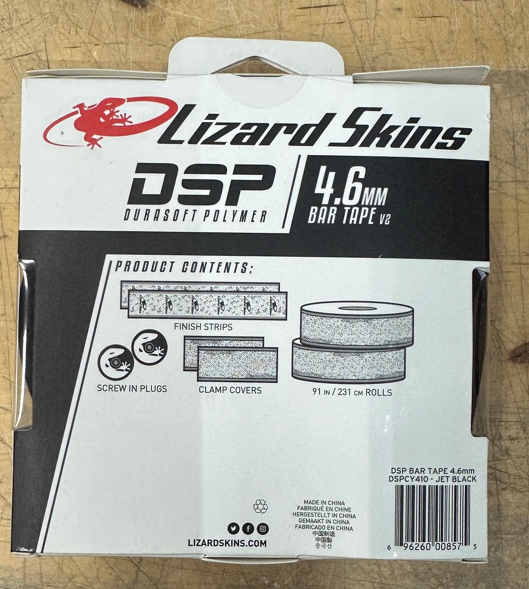 Lizard Skins DSP Bar Tape V2 - 4.6mm, Jet Black