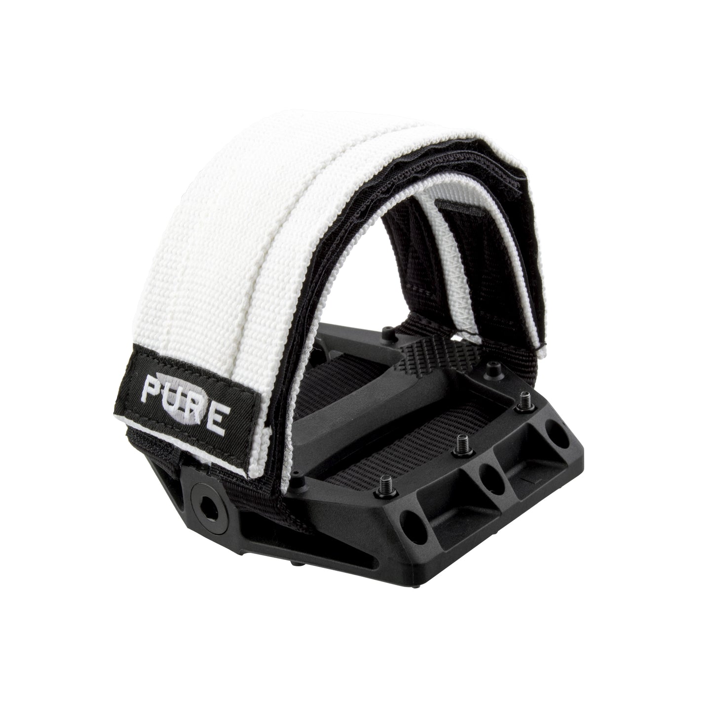Pure Cycles Pro Footstraps White
