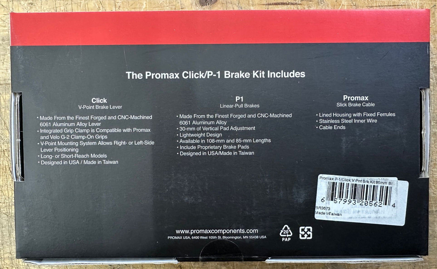 Promax P-1/Click V Point Brake Kit, 85mm Blue