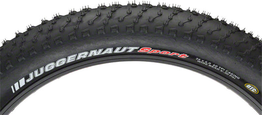 Kenda Juggernaut Fat Bike Tire 26 x 4.0" Steel Bead Black