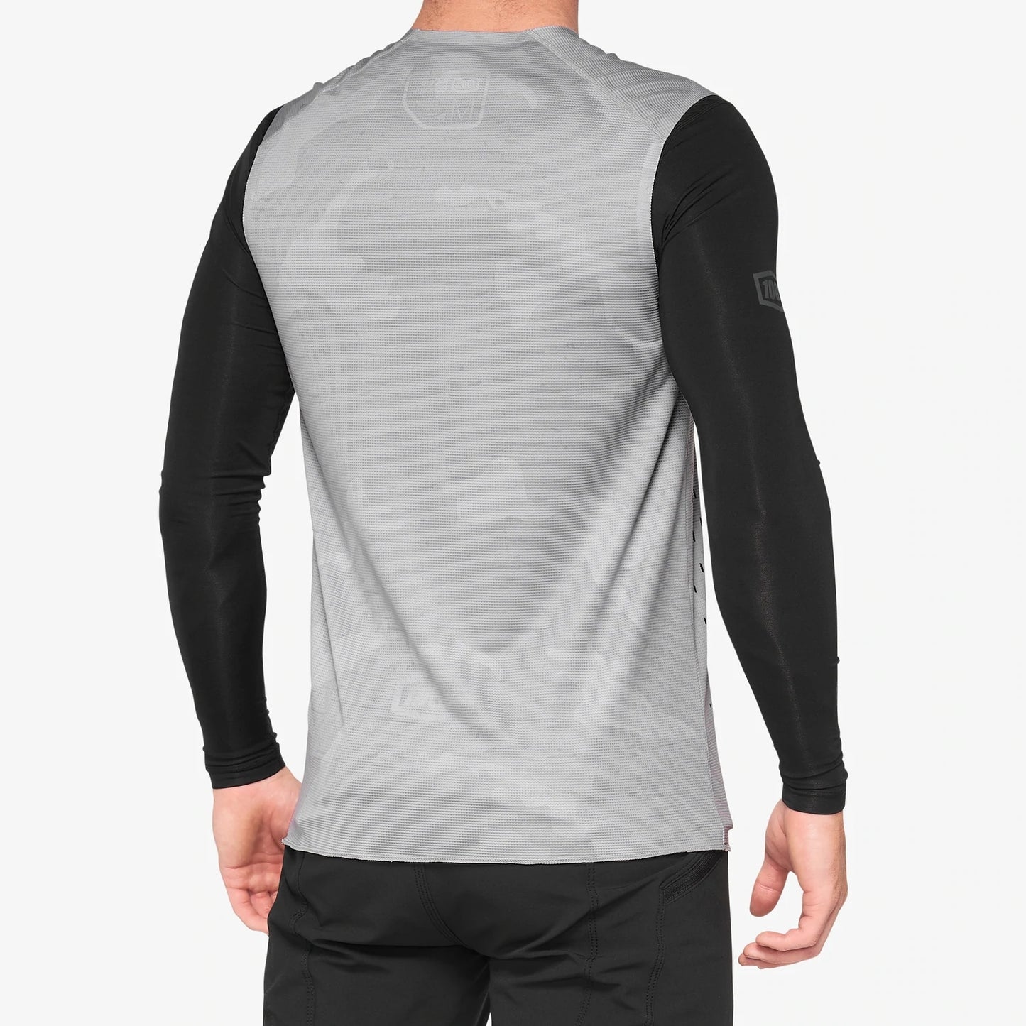 100% R-Core Concept Sleeveless Bib Jersey, Grey Camo, X-Large (XL)