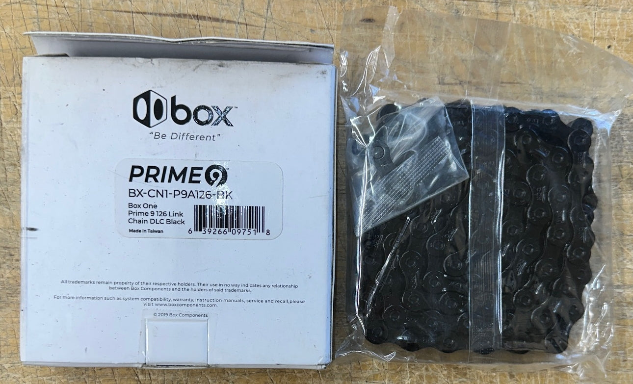 BOX One Prime 9 Chain - 9-Speed, 126 Links, DLC Black