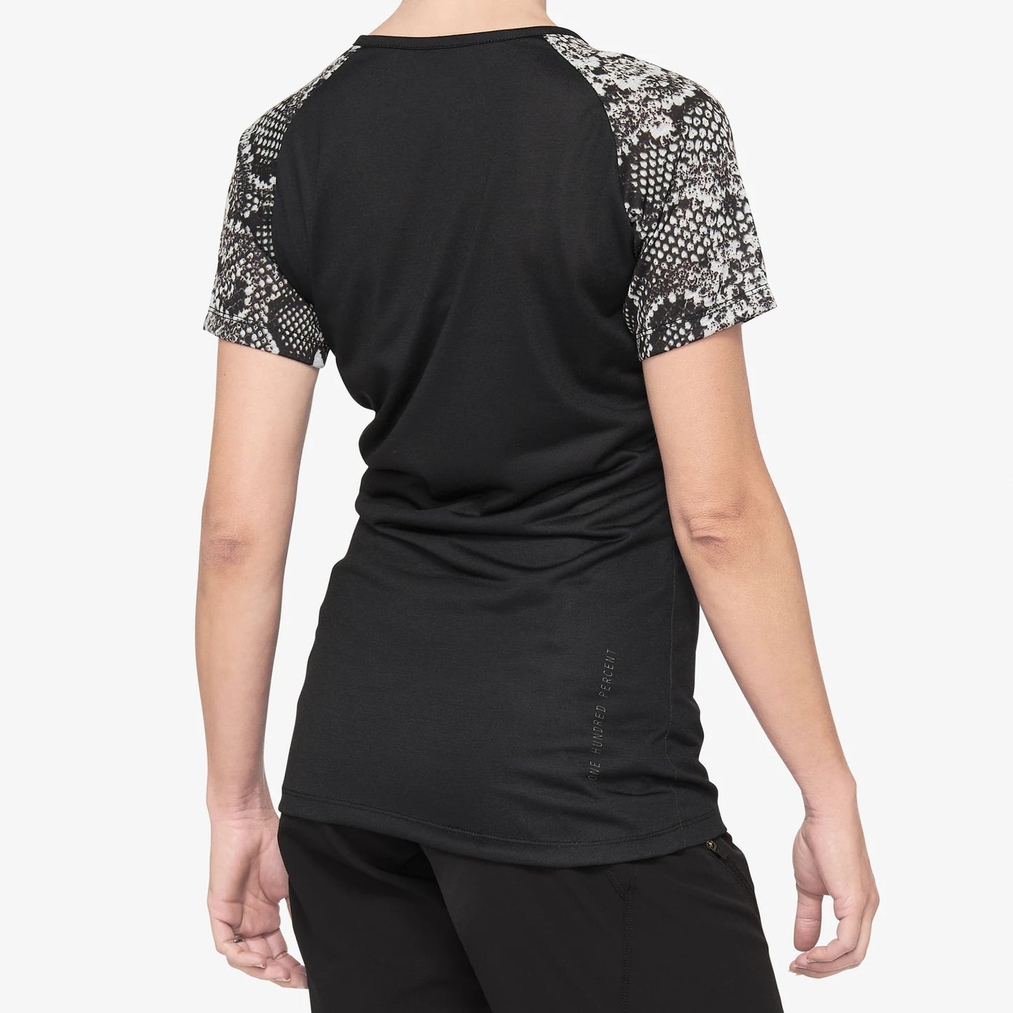 100% Women's Airmatic All Mountain Jersey, Black Python, X-Large (XL)