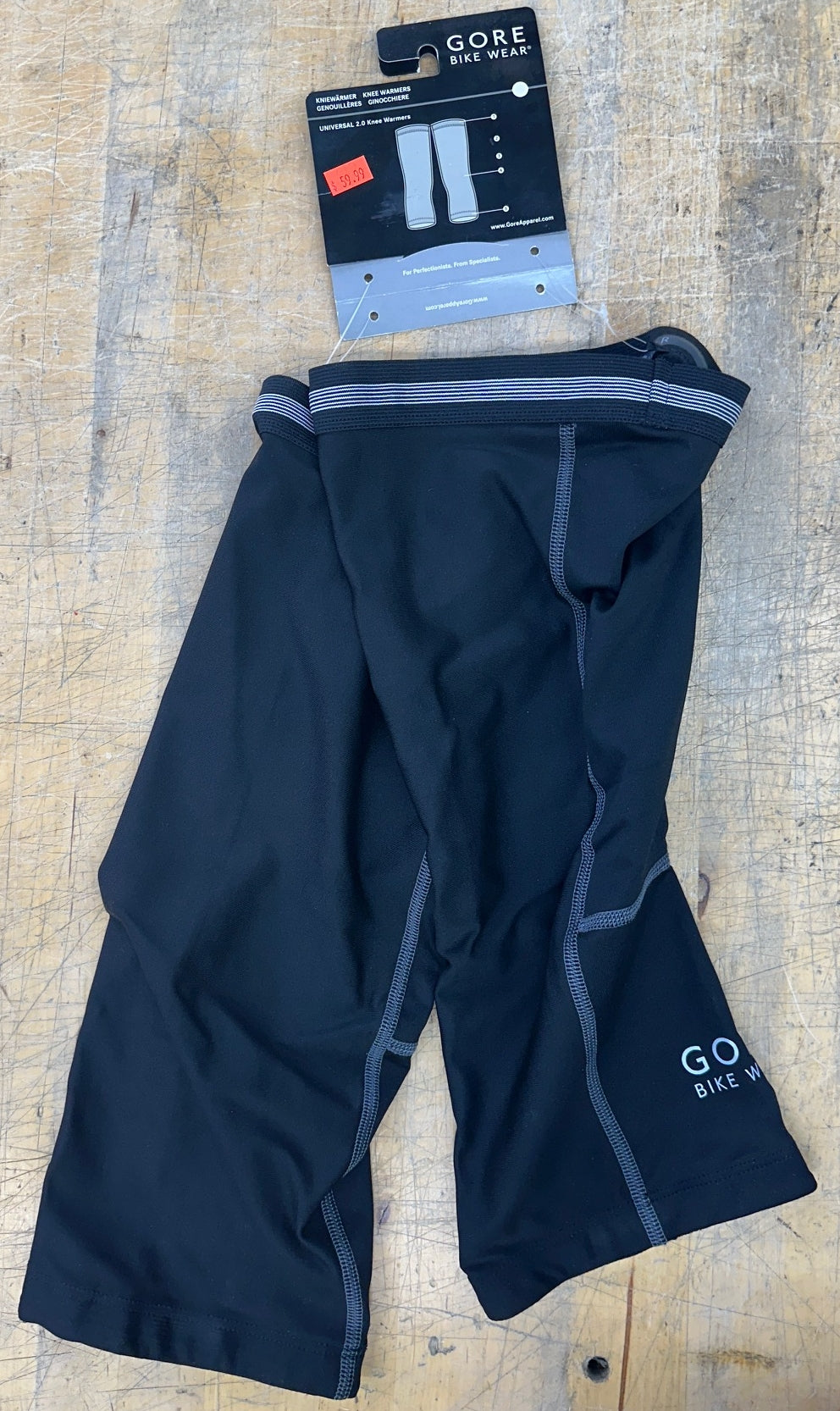 Gore Bike Wear Universal 2.0 Knee Warmers, Black, X-Large