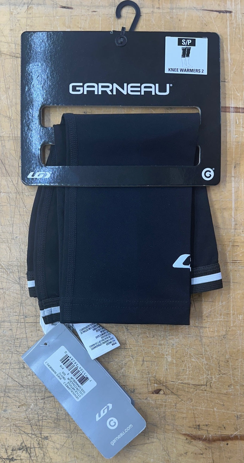 Garneau Knee Warmers 2: Pair Black SM