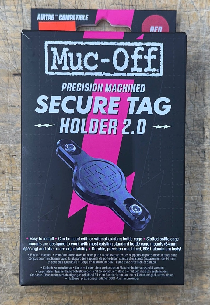 Muc-Off Secure Tag Holder 2.0 - Red