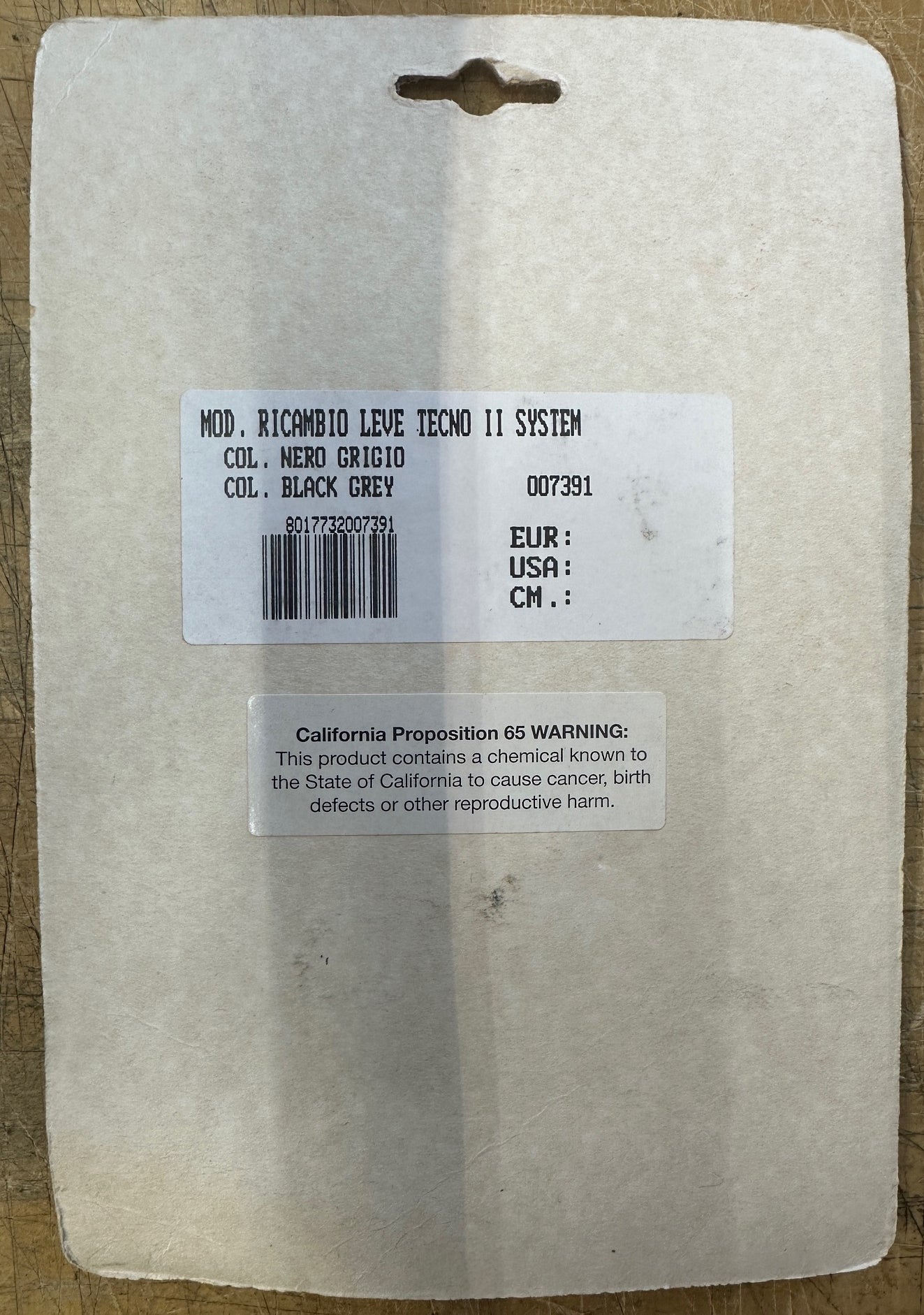 Sidi Shoe Replacement Techno 2 Buckle: Gray/Black