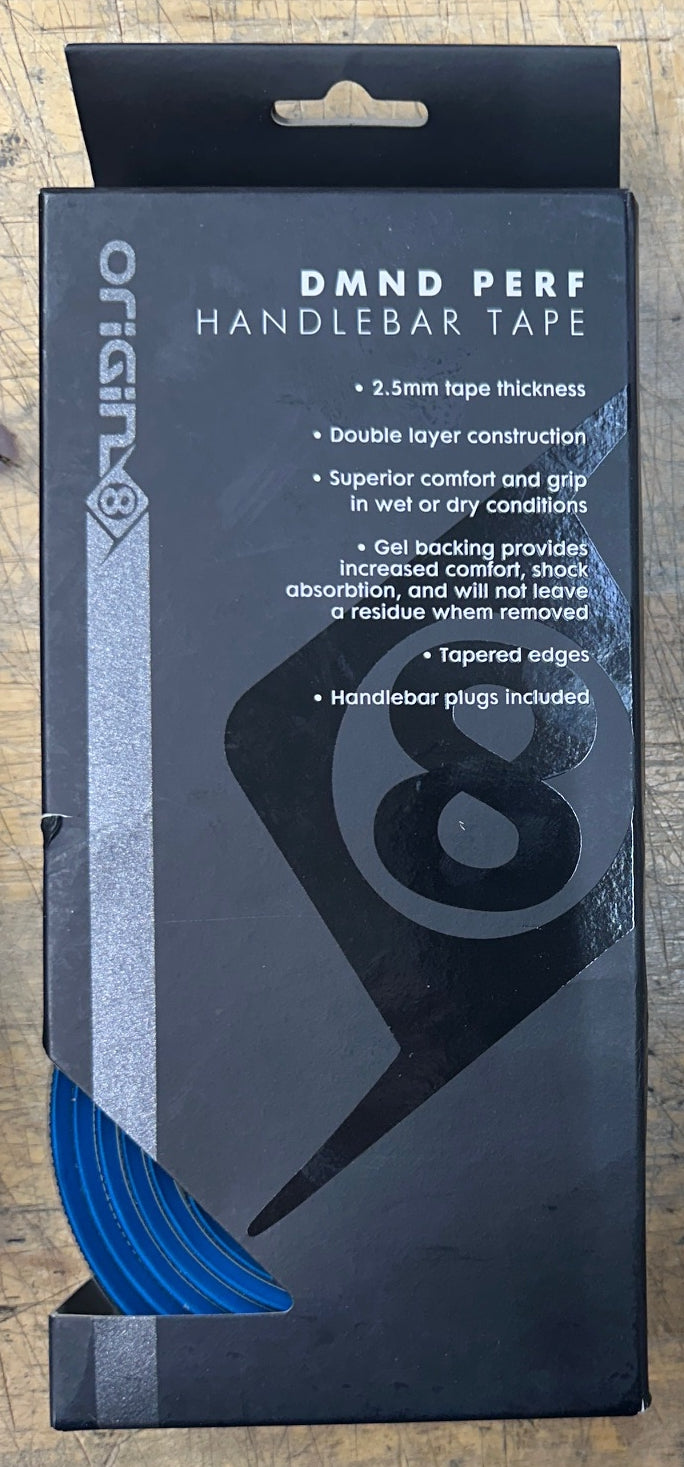 ORIGIN8 DMND PERF Handlebar Tape 2.5mm Black/Blue