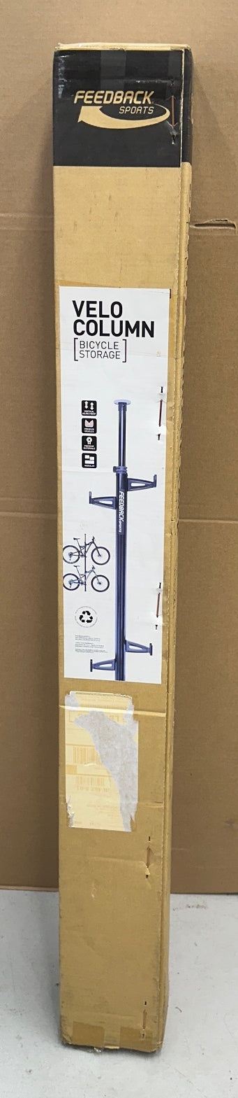 Feedback Sports Velo Column Display Stand - 2-Bike, Tension Pole, Black