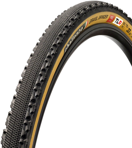 Challenge Gravel Grinder Pro Tire - 700 x 33, Tubeless, Folding, Black/Tan