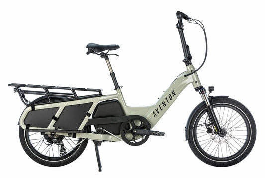 Aventon E-Bike Abound Cargo Step-Through Sage