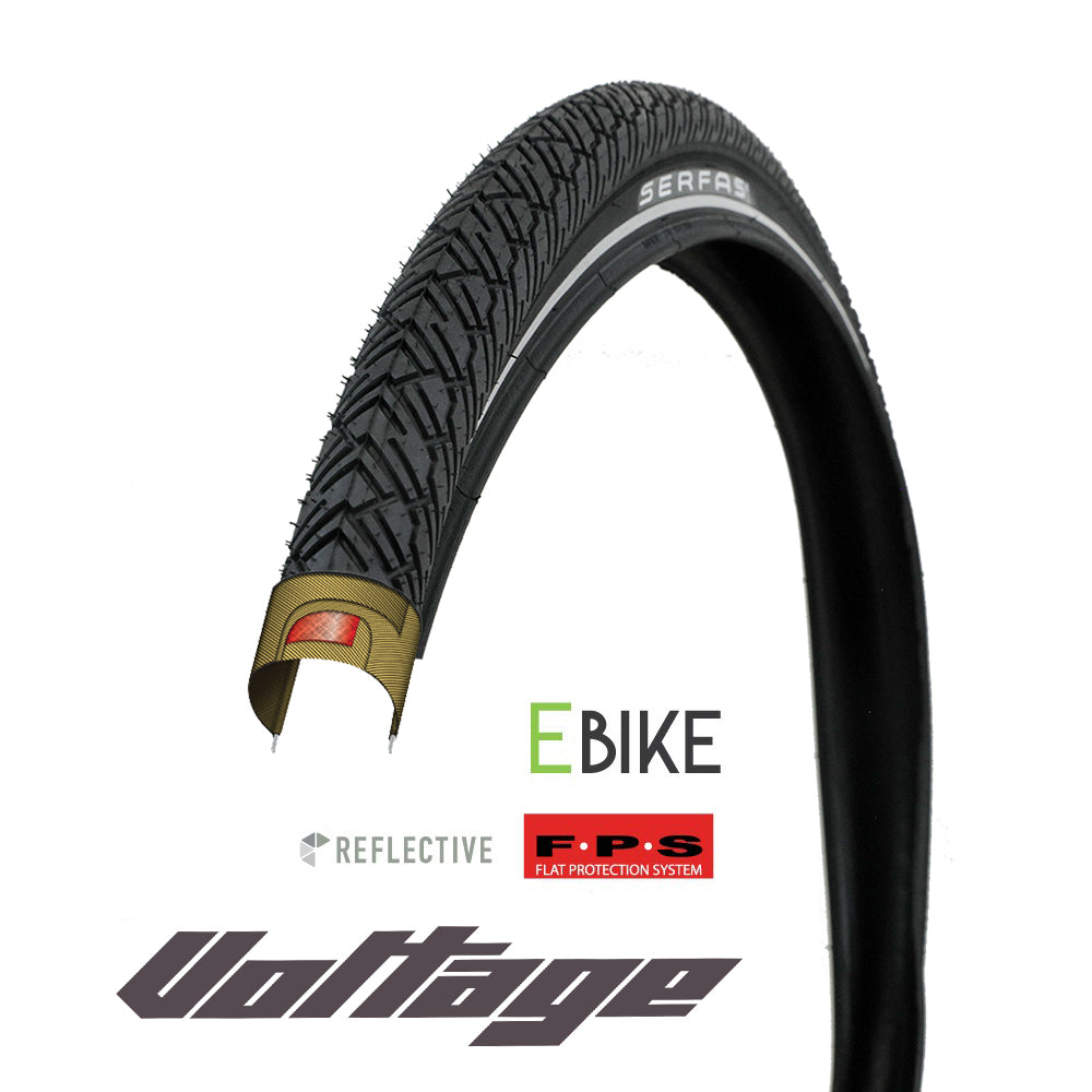 Serfas E-Voltage 27.5x2.2 E-Bike Tire W/Reflective Sidewall
