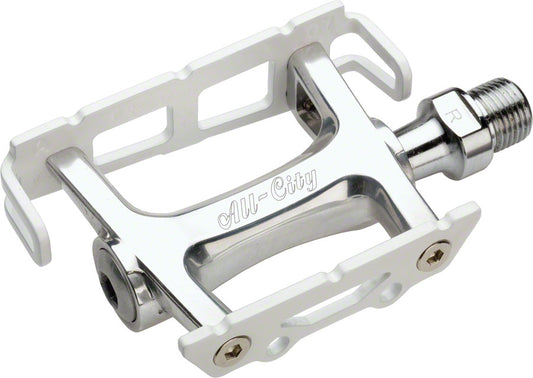 All-City Cecil Pro Track Pedals White