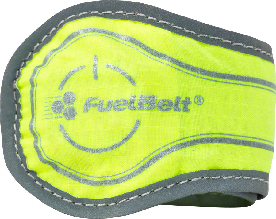 FuelBelt Neon Flare Snap Band: Yellow with Green LED