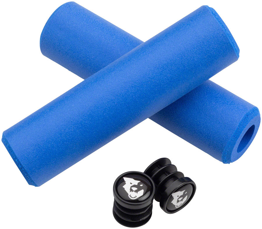 Wolf Tooth Components Fat Paw Grips, Blue