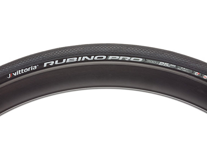 Vittoria Rubino Pro G+ Tire: Folding Clincher, 700x25, Black