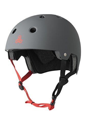 TRIPLE EIGHT HELMET BRAIN SAVER SKATE/BIKE SM-MD GUN-RBR