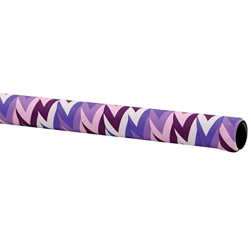 Serfas RIBBON FINISH BAR TAPE - PURPLES LIGHT & DARK/WHITE ZIG ZAG STRIPE