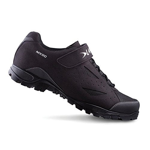 Lake Cycling Men's MX80 Mountain Shoes - Black/Silver