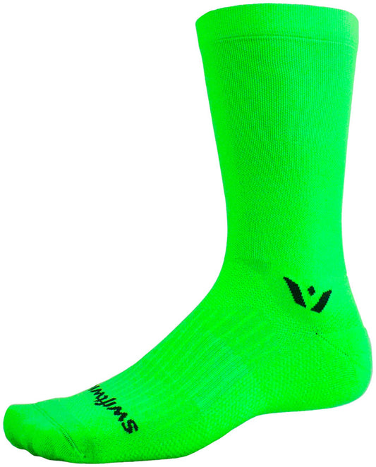 Swiftwick Aspire Seven Socks - 7 inch, Lime Green, Large