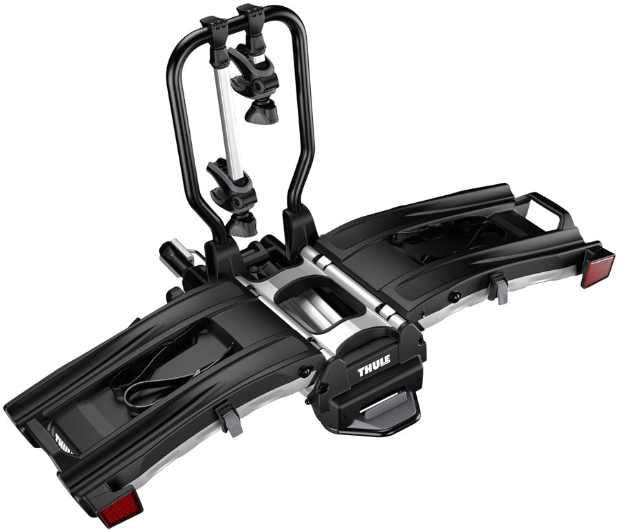 Thule 903202 EasyFold XT 2" Hitch Rack: 2-Bike, Black and Silver