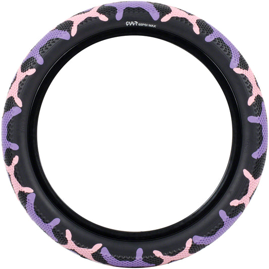 Cult X Vans Tire - 26 x 2.1, Clincher, Wire, Purple Camo/Black