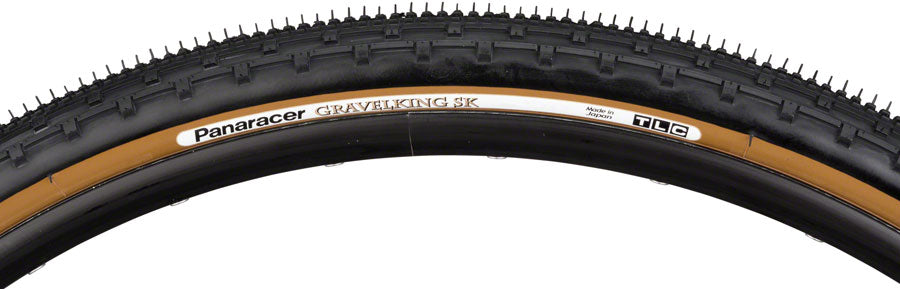 Panaracer GravelKing SK Tire - 650b x 53, Tubeless, Folding, Black/Brown