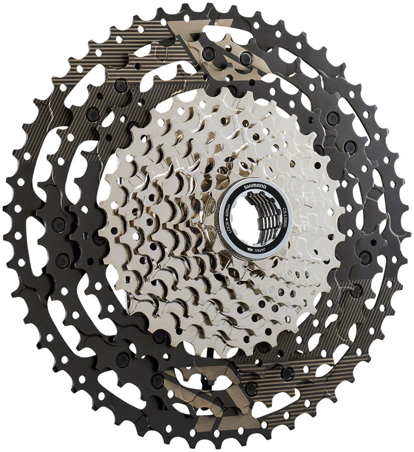 Shimano CS-LG600-11 Cassette - 11-Speed, 11-50t, Silver/Black