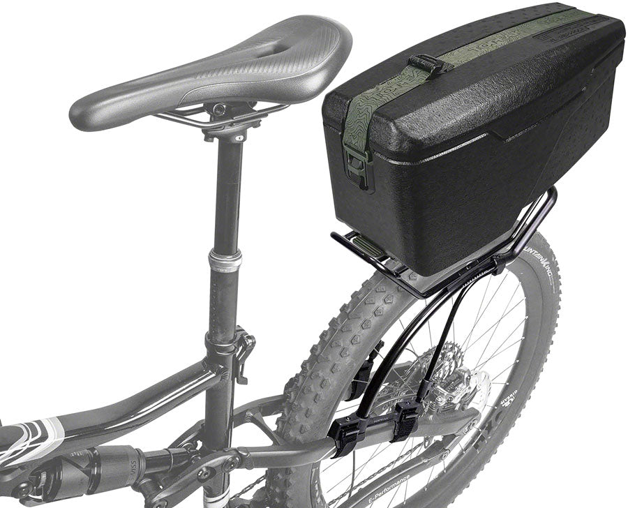 Topeak E-Xplorer E-Bike Trunk Box - 8.5L, Black for TetraRack M2L