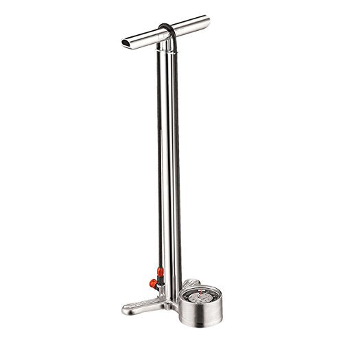 Lezyne CNC Floor Drive Pump: Silver