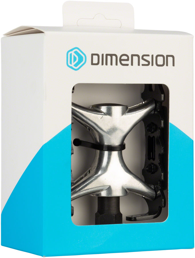 Dimension Compe Pedals Black/Silver