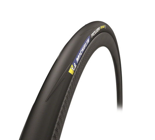 Michelin Power Road TS TLR Tire 700 x 25 Clincher, Folding, Black