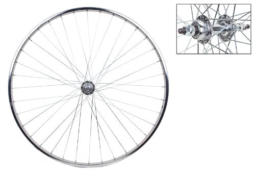 Wheel Rear 27 x 1-1/4 Silver, Bolt On, 5/6/7sp FW Hub, 14g UCP Spokes, 36H