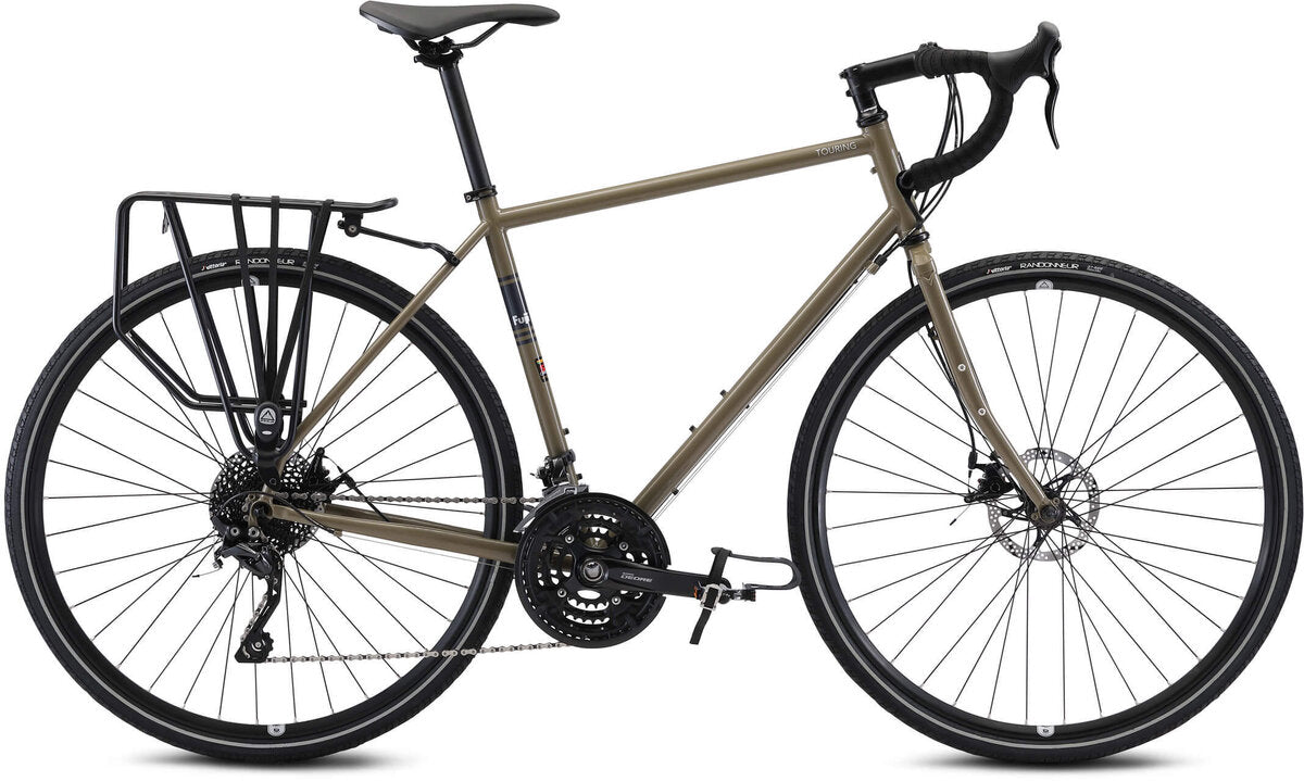 Fuji Bike TOURING DISC 54 DARK KHAKI Bicycle Outfitters Indy