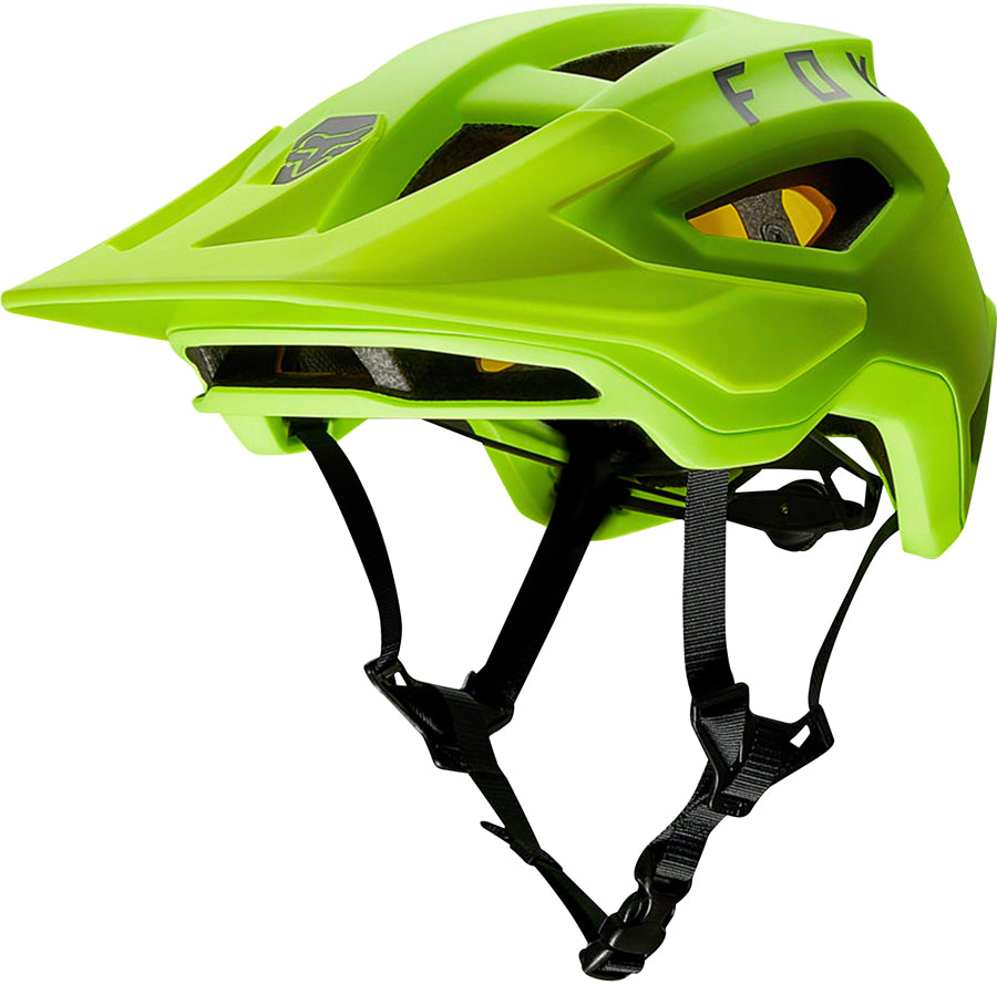 Fox Racing Speedframe Helmet - Fluorescent Yellow, Large – Bicycle  Outfitters Indy