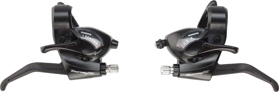 Shimano Tourney TX800 3x8 Speed Brake/Shift Lever Set Black