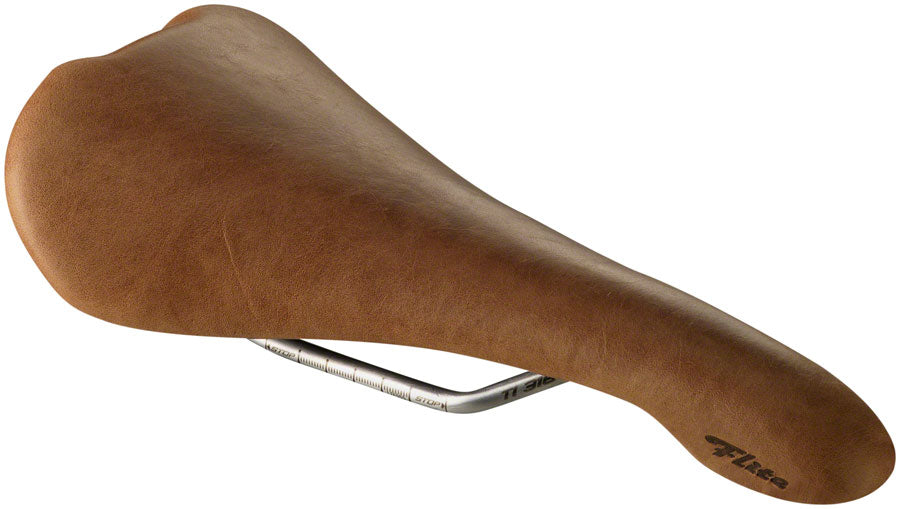 Selle Italia Flight Racer Saddle - Titanium, Brown, L1