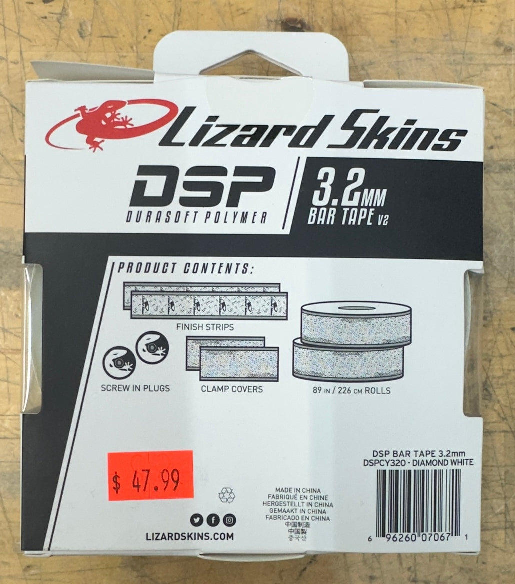 Lizard Skins DSP Bar Tape - 3.2mm, Diamond White