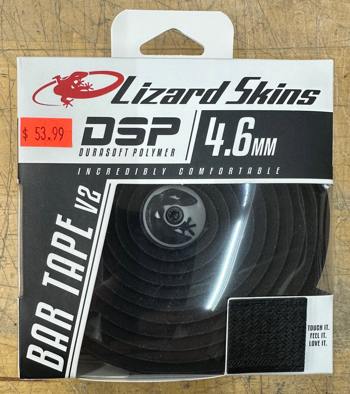 Lizard Skins DSP Bar Tape V2 - 4.6mm, Jet Black