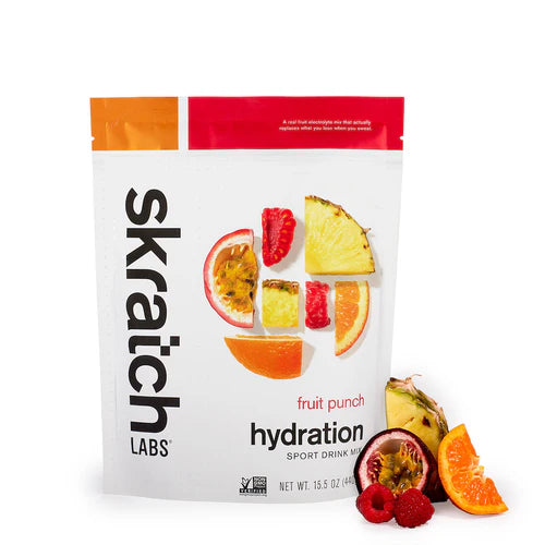 Skratch Labs Sport Hydration Drink Mix: Fruit Punch, 20-Serving Resealable Pouch