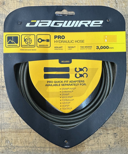 Jagwire Pro Hydraulic Disc Brake Hose Kit 3000mm, Carbon Silver