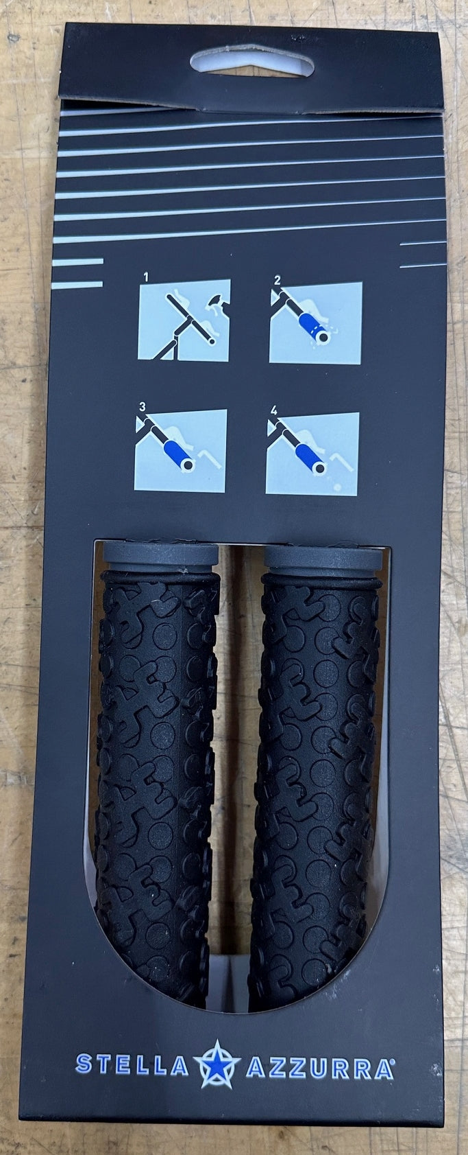 Stella Azzurra MTB Grips Crime Scene Black