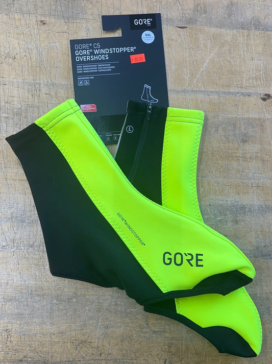 GORE C5 WINDSTOPPER Overshoes Neon Yellow/Black XXL