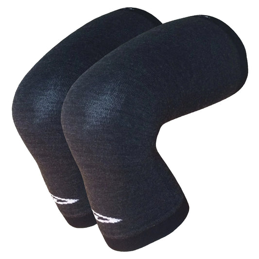 DeFeet Wool Kneeker Knee Warmer: Charcoal, One Size Fits All