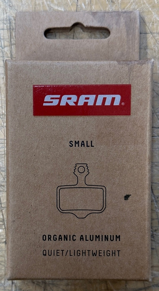 Avid/ SRAM Disc Brake Pads, Fit Elixir and DB Series, Level, Level TL, Level, Organic with Aluminum Back 1 Set