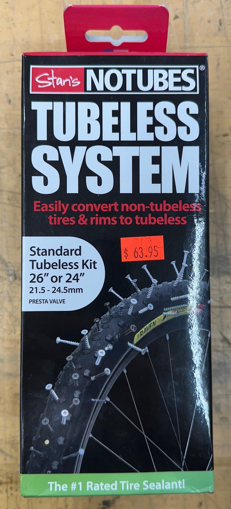 Stan's NoTubes Standard/UST Tubeless System Fits most 26 x 21-24mm rims and Mavic UST/Bontrager Tubeless Rims