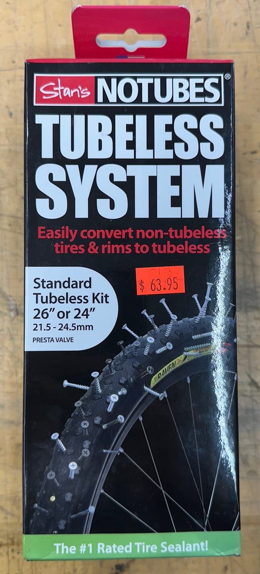 Stan's NoTubes Standard/UST Tubeless System Fits most 26 x 21-24mm rims and Mavic UST/Bontrager Tubeless Rims