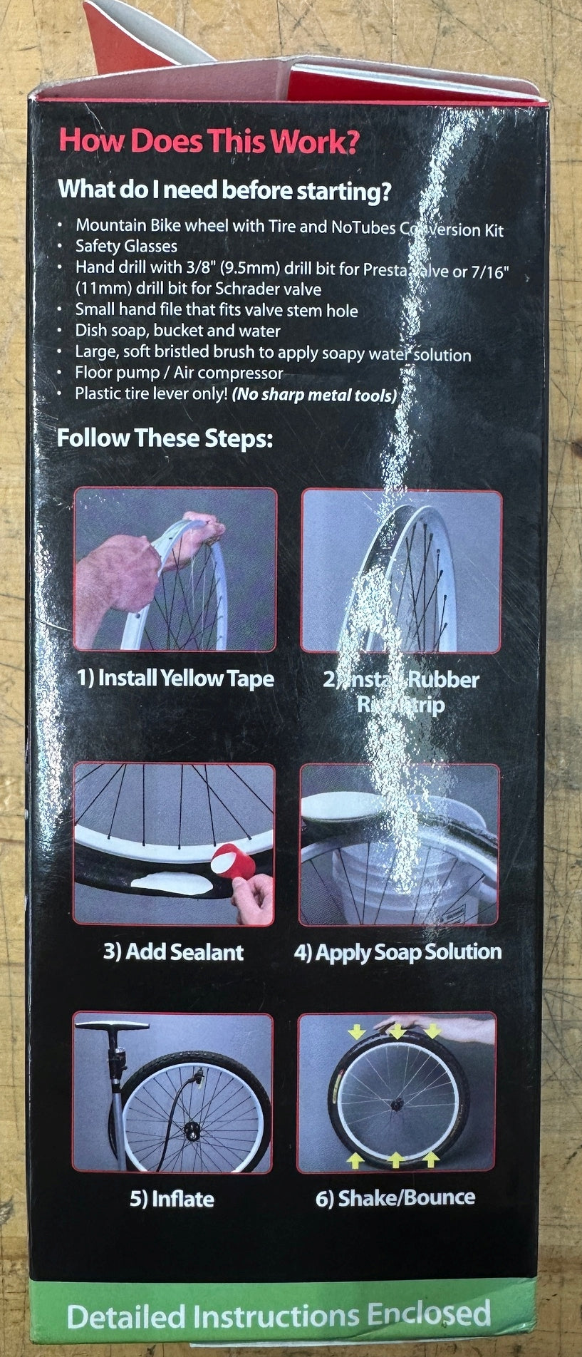 Stan's NoTubes Standard/UST Tubeless System Fits most 26 x 21-24mm rims and Mavic UST/Bontrager Tubeless Rims